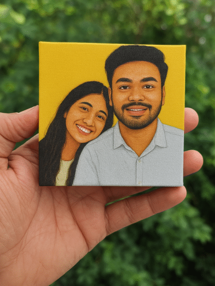 Small Canvas Couple Portrait