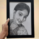 A4 Single Custom Handmade Pencil Sketch Portrait