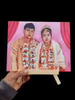 Small Canvas Couple Portrait - Image 2