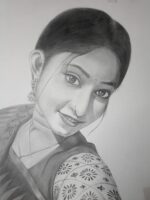 Single Pencil Sketch Portrait - Image 2