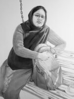 Single Pencil Sketch Portrait - Image 8