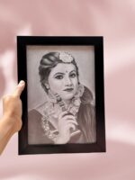 Single Pencil Sketch Portrait - Image 4