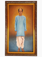 13x23 Inches Old Ptoto to Custom Acrylic Portrait Painting